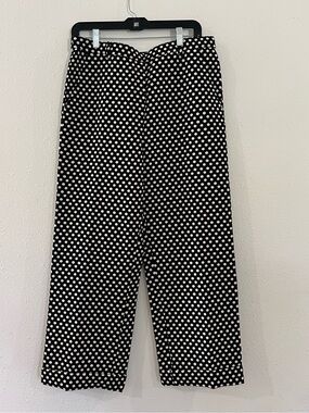 Christian Wijnants Pima Pants in Black Petrol Dot